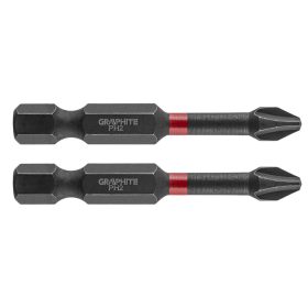 Torziós ütvecsavarozó bit PH2x50mm, 2db