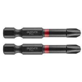 Torziós ütvecsavarozó bit PH3x50mm, 2db