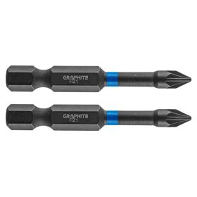 Torziós ütvecsavarozó bit PZ1x50mm, 2db