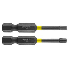 Torziós ütvecsavarozó bit Torx 15x50mm, 2db