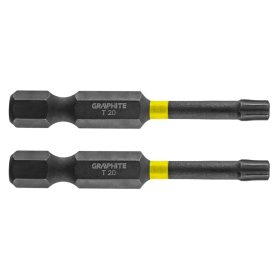 Torziós ütvecsavarozó bit Torx 20x50mm, 2db
