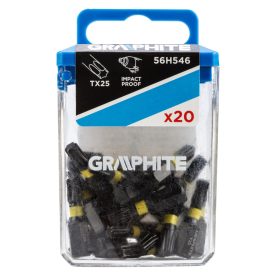Torziós ütvecsavarozó bit Torx 25x25mm, 20db