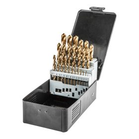 Csigafúró készlet HSS Titán bevonattal 1-13mm, 25db