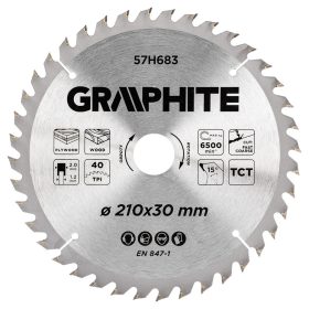 Körfűrészlap, keményfém fogakkal, 210x30mm, 40 fog