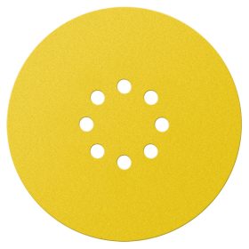 Csiszolótárcsa tépőzáras 225mm, K80 8 lyukas, 5db