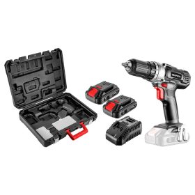   Akkus fúró ENERGY+, 2db akku+töltő, 18V/2Ah, 13mm, kofferben