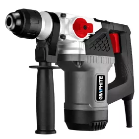   Fúrókalapács vésőfunkcióval, SDS PLUS, 900W, 4J, fogas tokmány, tartozékok, kofferben