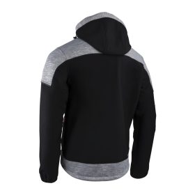 BANJO FEKETE/SZÜRKE SOFTSHELL DZSEKI, LIME CIPZÁR_XL