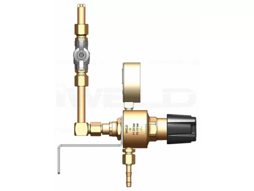 IWELD DYNALINE Ox. hál. nyomáscsökkentő klt.10bar