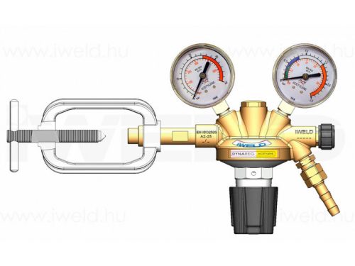 IWELD DYNAREG Acetilén nyomáscsökkentő 25/1,5bar