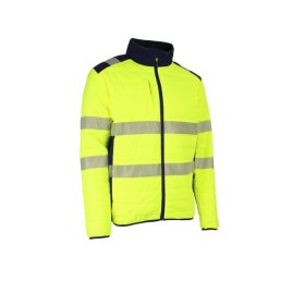 FLAKE FLUO SÁRGA/SÖTÉTKÉK THERMO DZSEKI_XL