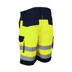 HIBANA FLUO SÁRGA/SÖTÉTKÉK BERMUDA_XL