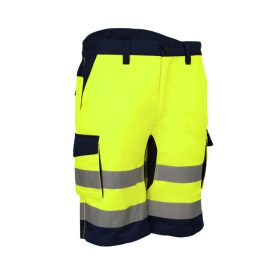 HIBANA FLUO SÁRGA/SÖTÉTKÉK BERMUDA_2XL