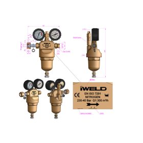   IWELD  központi nyomáscsökk. egység N. 230/40bar,300m3/h W24,32X1/14"