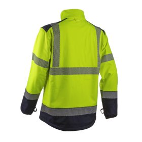 KAZAN KOMBINÁLHATÓ HI-VIZ SÁRGA SOFTSHELL FELSŐ_3XL