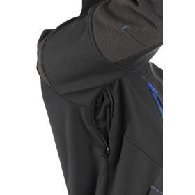 YUKI II SOFTSHELL DZSEKI FEKETE/KÉK SZÍNBEN_XL