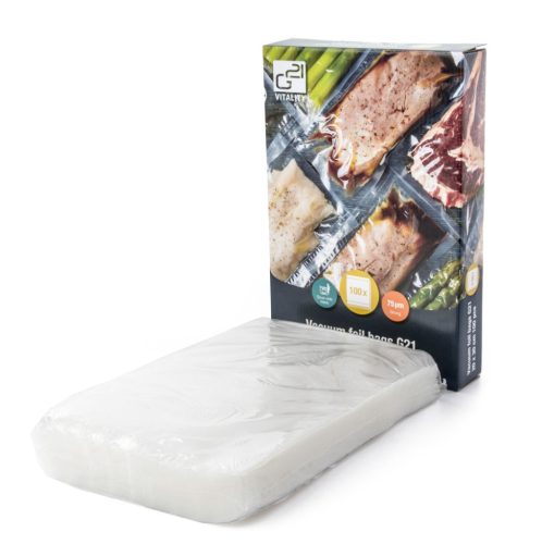G21 vákuumzacskó, 20 x 30 cm méretű, 100db