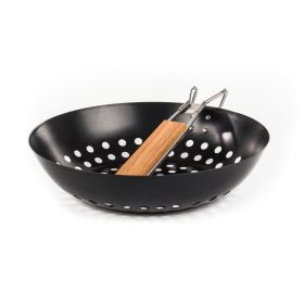 G21 grillserpenyő, kerek, tapadásmentes felülettel