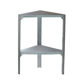   G21 Sarok fémpolc 42x42 cm , kerti házakba és üvegházakba