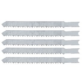   Dekopírfűrészlap készlet, U-befogó, CV, 6TPI, 75/100mm, fa-műanyag-rétegelt lemez, 5db