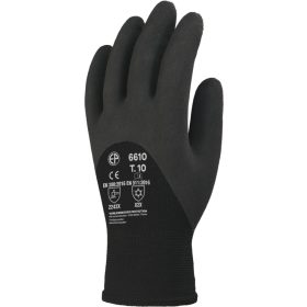   SZERELŐKESZTYŰ, TÉLI, FEKETE HP LATEX TENYÉR, 3/4 HÁT_10