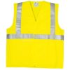 ECO hi-viz sÁrga mellény, hevederrel, XL osztály 2