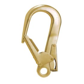 KARABINER KETTŐS RUGÓZÁRRAL, 60MM NYÍLÁSÚ