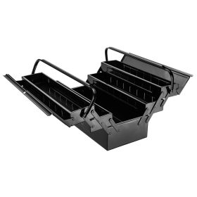 Szerszámosláda, szerszámláda fém, 5 rekesz, 40x20x21cm