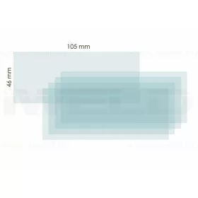 S998C belső védőplexi Aut. Heg. fejpajzshoz (47X106mm)