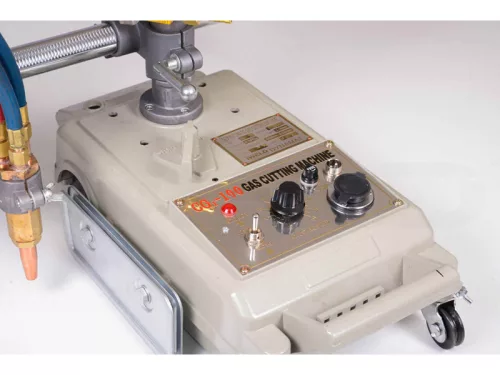 DYNAMAT gépi lángvágó CG1-100 (kétfejes) 2 db 1,8m-es sínnel együtt