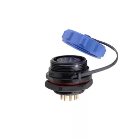   12 Pólusú vezérlő csatlakozó aljzat (TIG220, 220AC/DC, 320AC/DC, 420AC/DC)