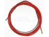Huzalvezető spirál szigetelt (1,0-1,2) 3.4m piros