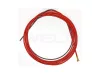 Huzalvezető spirál szigetelt (1,0-1,2) 7.4m piros