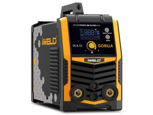 IWELD GORILLA POCKETFORCE 200 SILVERBACK (200A) Hegesztő inverter