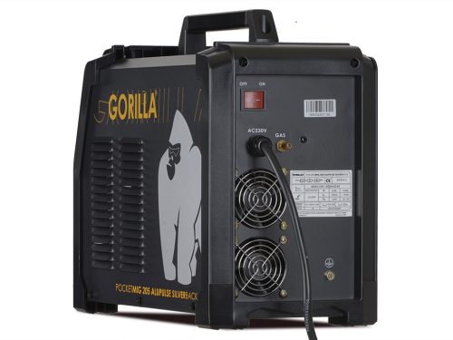 IWELD GORILLA POCKETMIG 205 ALUPULSE SILVERBACK hegesztő inverter 