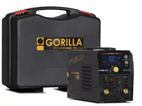 IWELD GORILLA POCKETPOWER 190 LCD (180A) Hegesztő inverter
