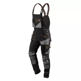   Kantáros munkásnadrág, karcsúsított(slim fit), 60% pamut, 37% polyester, 3% elasztán, 285 g/m2, XXXL
