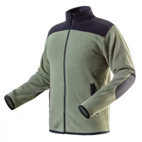   Polár munkavédelmi kabát, olíva, CAMO, 100% poliészter, 300g/m2, XXL