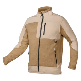 Softshell munkavédelmi kabát, Outdoor, bézs, XXL