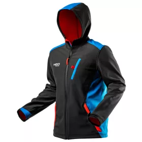   Softshell munkavédelmi kabát, víz- és szélálló, HD+, vízállóság:5000mm, lélegző:3000g/m2/24h, XXL