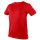 Munkavédelmi póló, piros, 100% pamut, 180g/m2, XL
