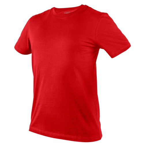 Munkavédelmi póló, piros, 100% pamut, 180g/m2, XXL