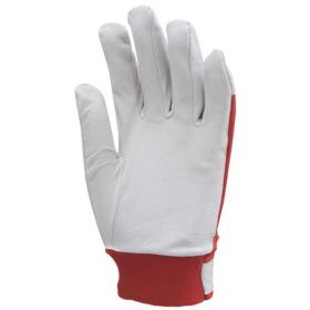   BŐRKESZTYŰ, SZÜRKE SZÍNSERTÉS/PIROS VÁSZON, TÉPŐZÁR_9