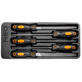 Reszelő készlet műhelykocsitálcával, 5db