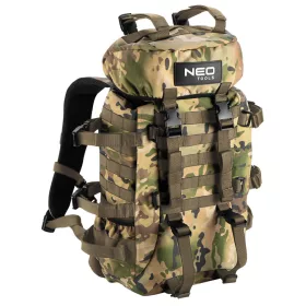 Túra hátizsák, 600D poliészter, 30L, terepszínű