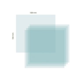 IWELD FALCON 5.5 belső védőplexi 109x105mm