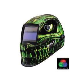   IWELD NORED EYE 3 Automata hegesztő fejpajzs (zöld-koponya)