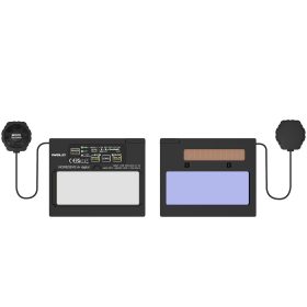   IWELD NORED EYE 4+ digital Automata hegesztő fejpajzs (zöld-koponya)