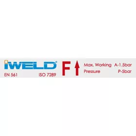   IWELD gyorscsatlakozó nyomáscsökk. égőgáz G3/8" LH