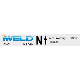   IWELD gyorscsatlakozó nyomáscsökk. semleges gázok G3/8" RH